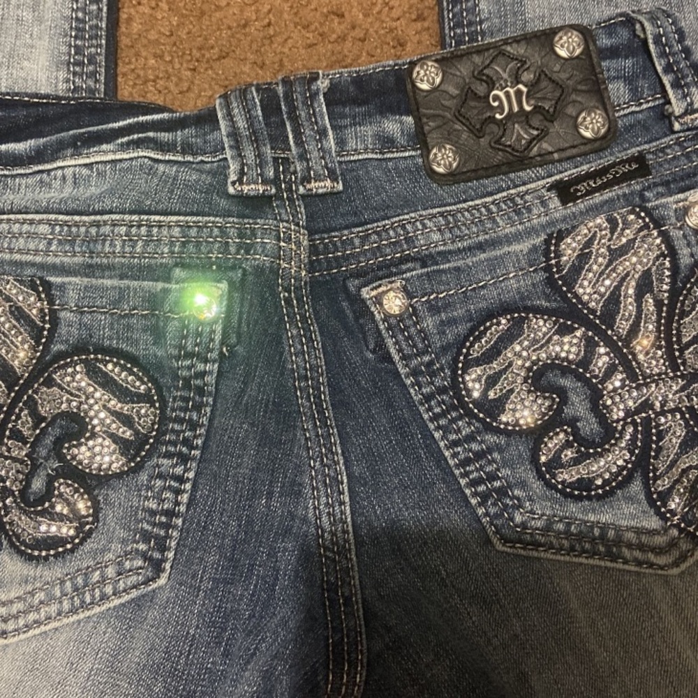 Miss me jeans, boot cut, straight, 27